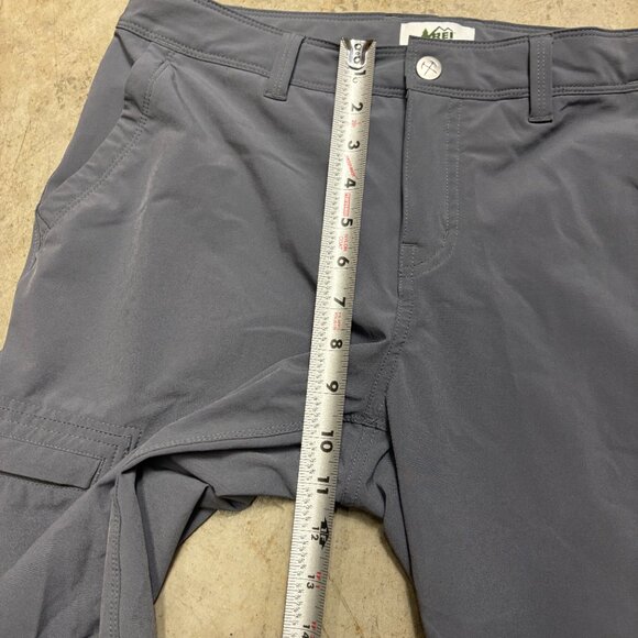 REI Pants Womens 8 Gray Performance Tapered Hiking Pant Outdoors Lightweight - Picture 6 of 12
